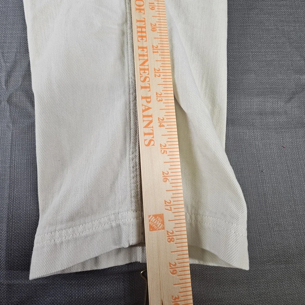 Banana‎ Republic Lou Ultra High Rise Cream Cargo Pants Women's Size  30/10
